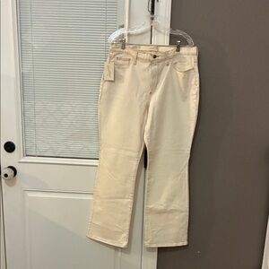 Universal Thread Women's Straight Leg Cream Jeans